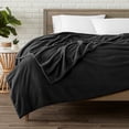 thumbnail image 1 of JML Soft Plush Fleece Blanket For Bed Sofa,Lightweight Flannel Blanket,Full/Queen 79"x81",Black, 1 of 6