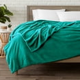 thumbnail image 1 of JML Soft Plush Fleece Blanket For Bed Sofa,Lightweight Flannel Blanket,Throw 50"x60",Teal, 1 of 6
