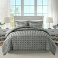 thumbnail image 1 of JML Tufted Design Jacquard Comforter Set Dark Grey Twin 2 Piece, 1 of 5