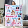 thumbnail image 1 of JML Custom Blanket with Cartoon Images and Name, Personalized Gift, Soft Throw in Multiple Sizes for Children, Boy & Boyfriend, 1 of 6