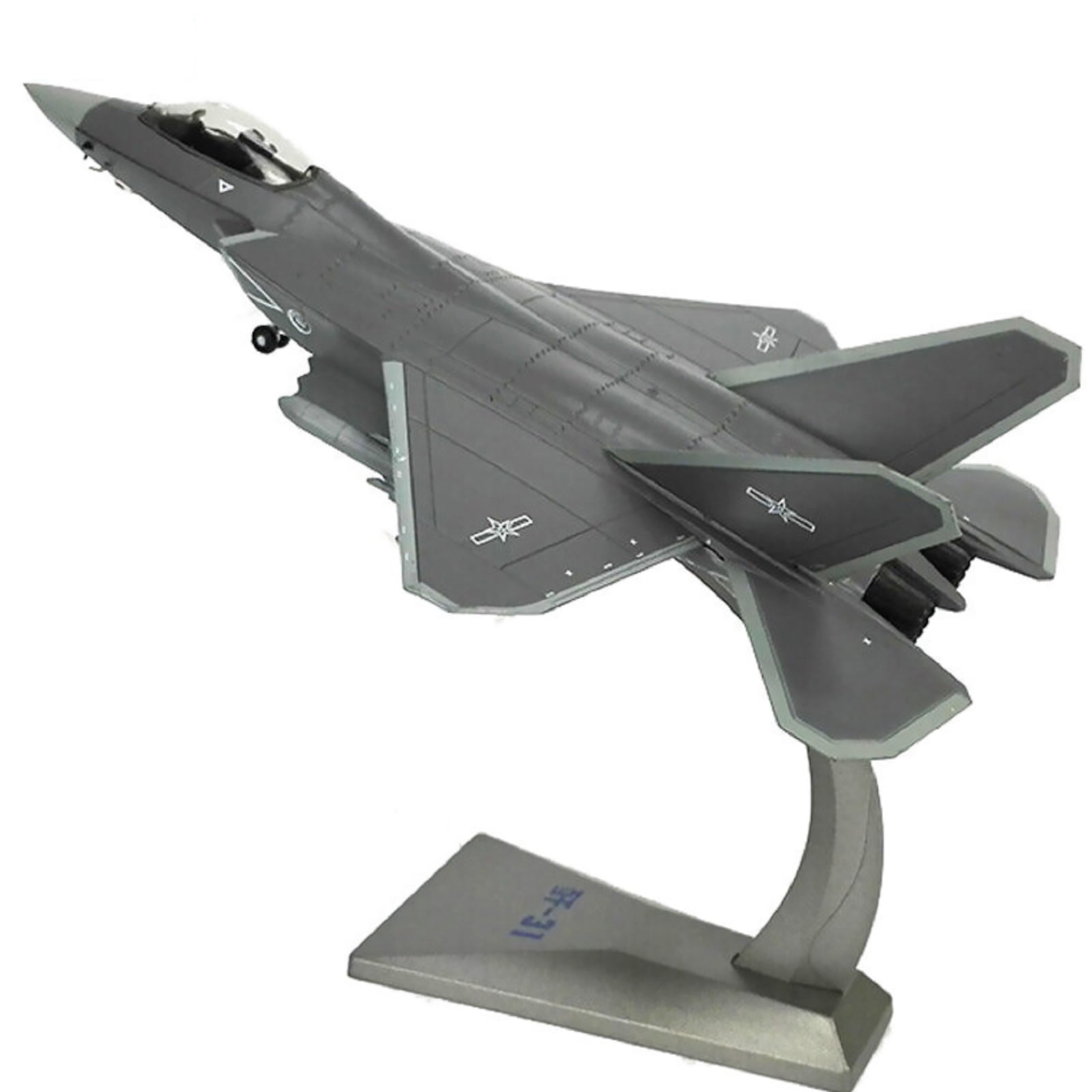 Arm Model Color:gray JMLIANG 1/72 J-31 Falcon Stealth Fighter Alloy Plane Model Chinese Air ...