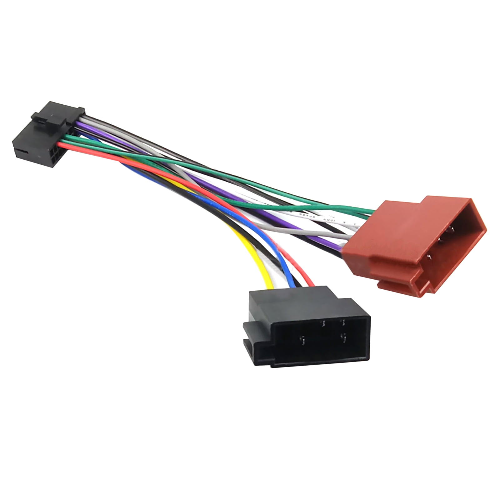 Faisceau Câblage ISO Femelle Universel MOMO FING - Connecteur Autoradio Pour VW, Audi, BMW, Honda - Kit 2 Adaptateurs