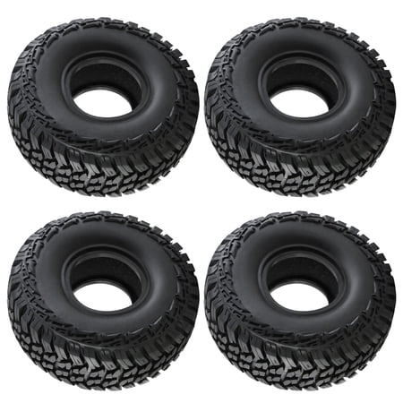 JMLIANG Quality 1.9Inch RC Crawler Tires for Extreme Terrain Soft Rubber, Wear-Resistant