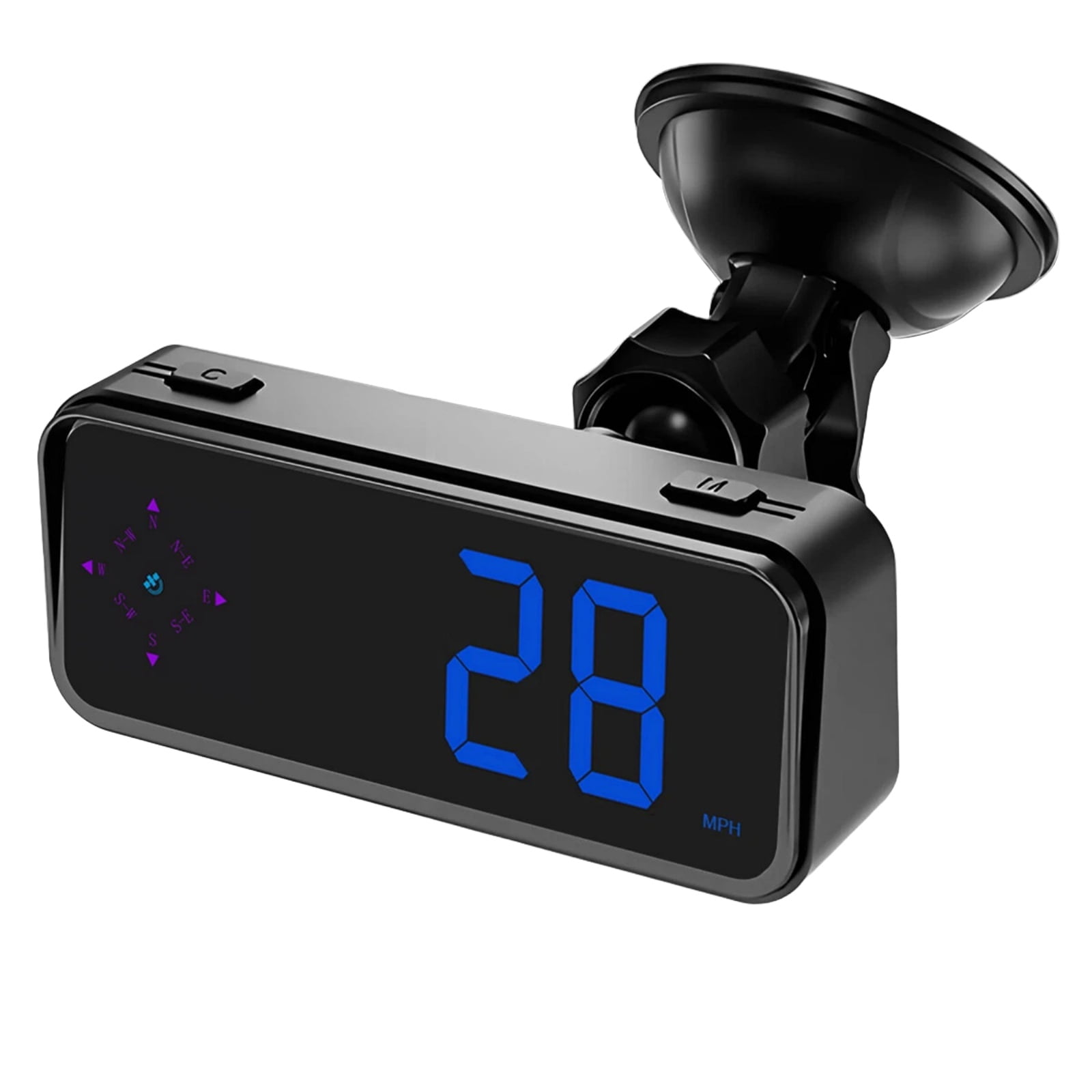 JMLIANG Vehicle Navigation GPS HUD for Universal Use Speed Display Compass Direction Driving Safety