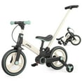 thumbnail image 1 of JMMD Toddler Bike with Push Handle for 18-60 Months Kid, 6-in-1 Foldable Balance Bike with Training Wheels, Pedals, Kids Tricycle for Boy & Girl, Mint, 1 of 10