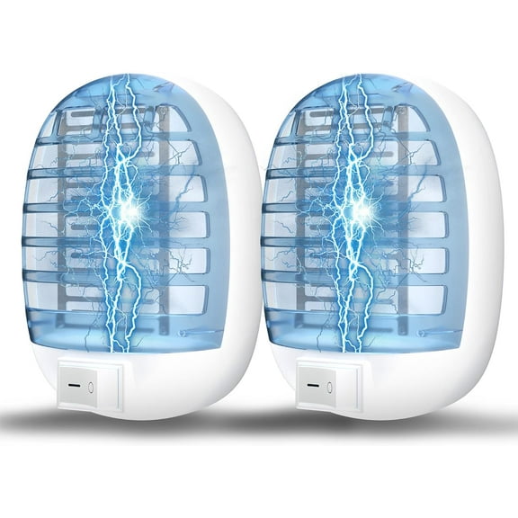 JMQT Indoor Bug Zapper, White, 2 Count