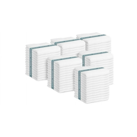 JMR 72 Pack Cotton Bath Towels 20x40-Hotel Multi-Purpose Towels for Commercial and Home Use-Soft, Lightweight,Super Absorbent,and Quick Drying Bath Towels for Pool,Gym,or Spa White,20x40-72 Pcs