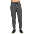 thumbnail image 1 of JMR Men's Fleece Sweat Pants, Elastic Waistband with Drawstring, Cuffed Bottom Sweatpants with Side Pockets Charcoal, 5XL, 1 of 2