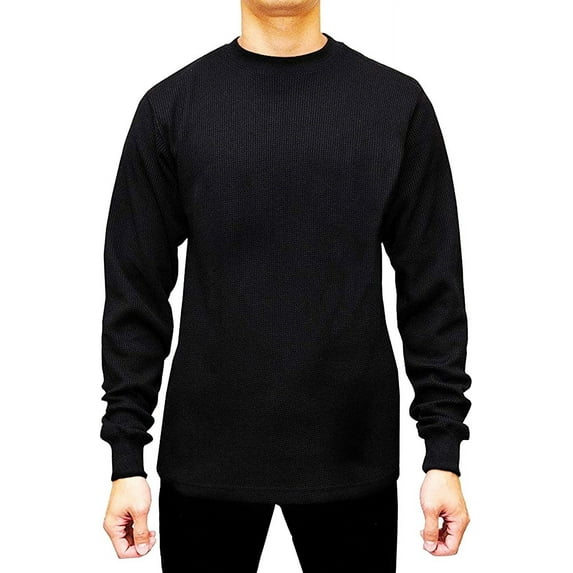 JMR Men's Heavy Weight Long Sleeve Thermal Shirt Crew Neck Top Underwear, Colors, Sizes