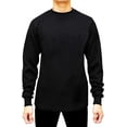 thumbnail image 1 of JMR Men's Heavy Weight Long Sleeve Waffle Thermal Shirt Crew Neck Top Underwear, Colors, Sizes Mustard, 5X-Large, 1 of 8