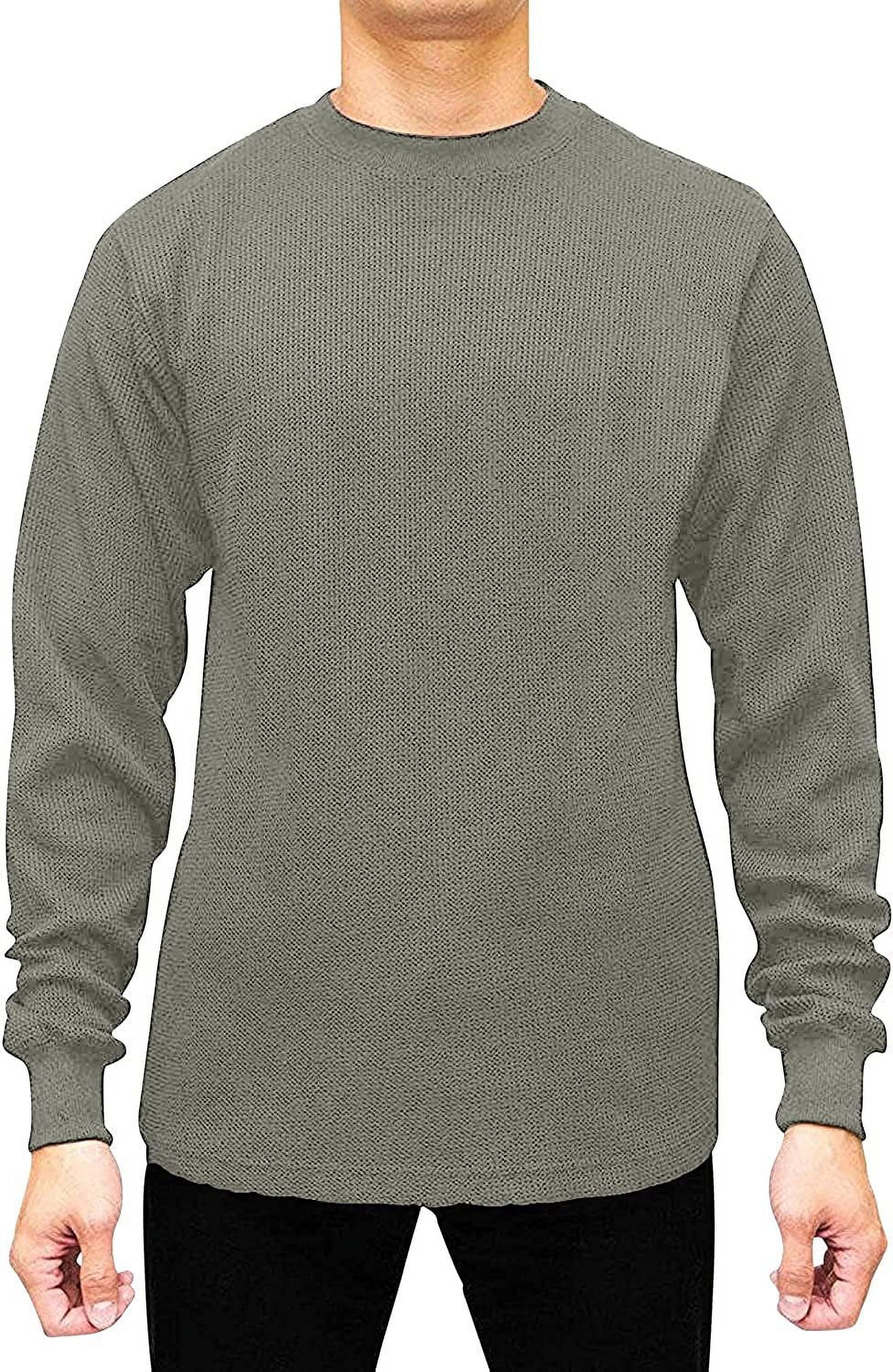 Men's Heavy Weight Waffle Thermal Shirt Long Sleeve Top Underwear Colors &  Sizes