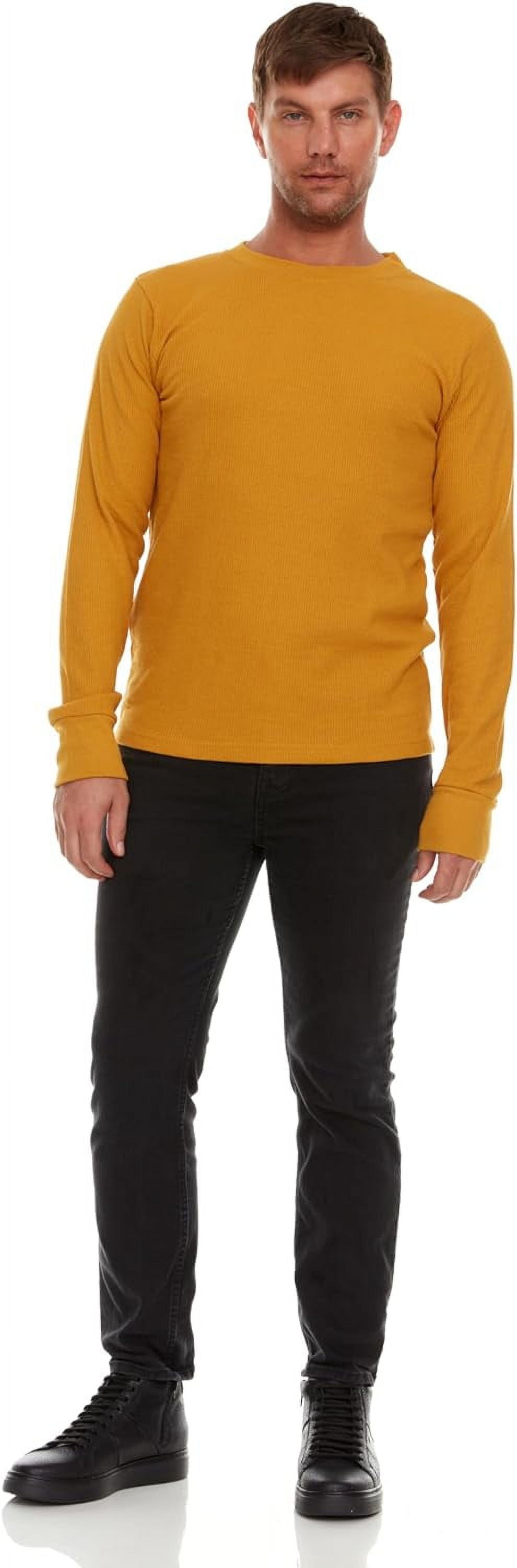 Mens Heavy Weight Long Sleeve Waffle Thermal Shirt Zambia Ubuy