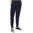 thumbnail image 1 of JMR Men's Fleece Sweat Pants, Elastic Waistband with Drawstring, Cuffed Bottom Sweatpants with Side Pockets Navy, 3XL, 1 of 8