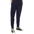 thumbnail image 1 of JMR Men's Fleece Sweat Pants, Elastic Waistband with Drawstring, Cuffed Bottom Sweatpants with Side Pockets Navy, M, 1 of 2