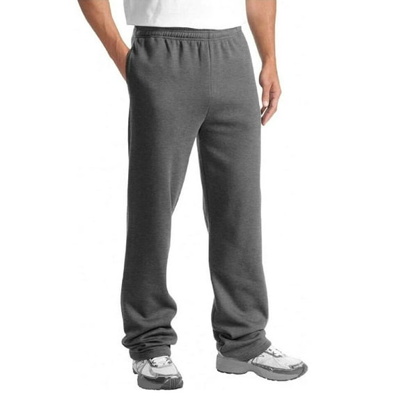JMR USA INC Men's Fleece Pants with Pockets Track Pants Joggers for Men, Charcoal Gray 4XL