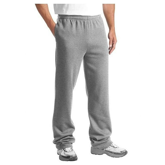 JMR USA INC Men's Fleece Pants with Pockets Track Pants Joggers for Men, Heather Gray 3XL