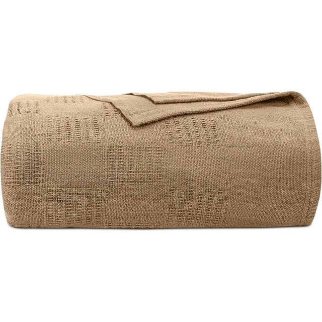 JMR USA INC Thermal Blanket Lightweight Cotton Comforter for Bed or