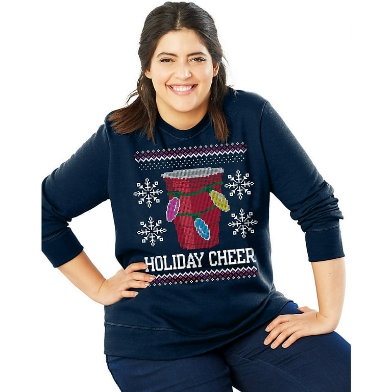 JMS Crewneck Ugly Sweatshirt Size 16 Walmart