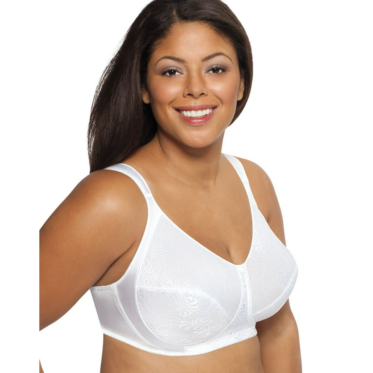 JMS Gel Cushion Strap Wirefree Bra - Size - 48D - Color - White