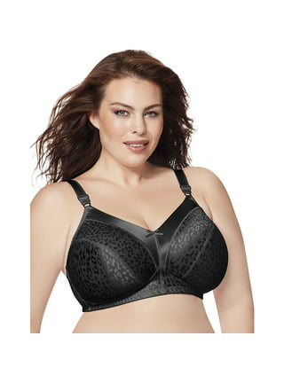 Just My Size Women's Full Figure Easy On Front Close Wirefree Bra MJ1107 ,  38D white at  Women's Clothing store: Bras