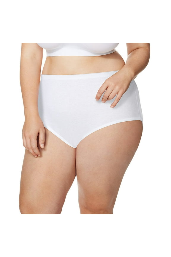 JMS Women's Cool Comfort High-Waist Cotton Brief, 5-Pack