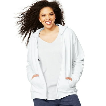 JMS by Hanes ComfortSoft EcoSmart Fleece Full-Zip Women's Hoodie