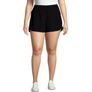 JMS by Hanes Womens Plus Size Active Run Shorts