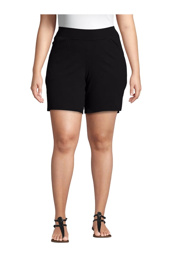 JMS by Hanes Women's Plus Size Athleisure Jersey Pocket Short