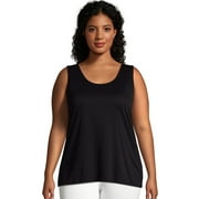 Hanes Just My Size Cool DRI Women's Tank (Plus ) Black 2X