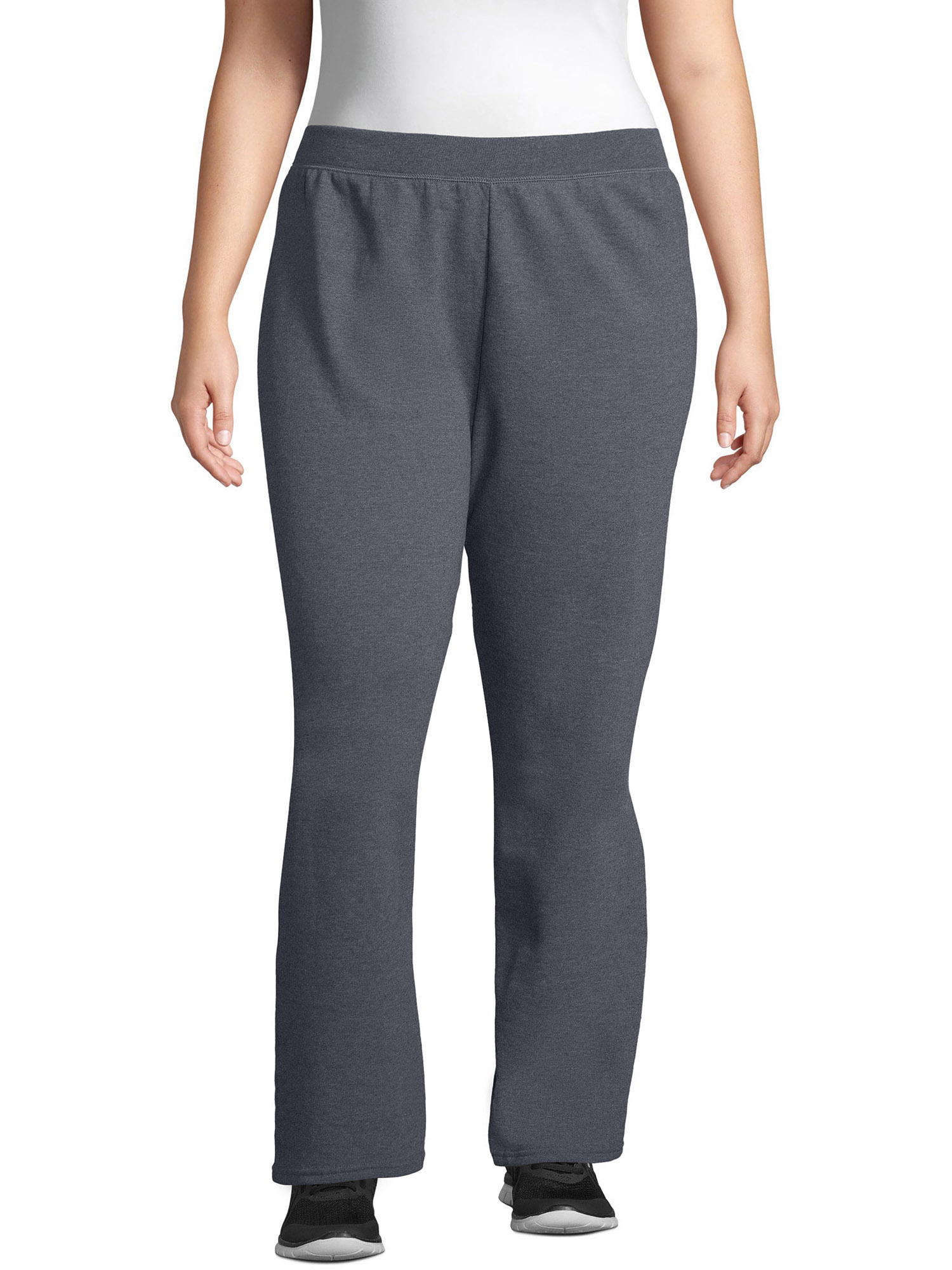 JMS by Hanes Women's Plus Size Fleece Sweatpants (Also Petite Sizes) - image 1 of 6