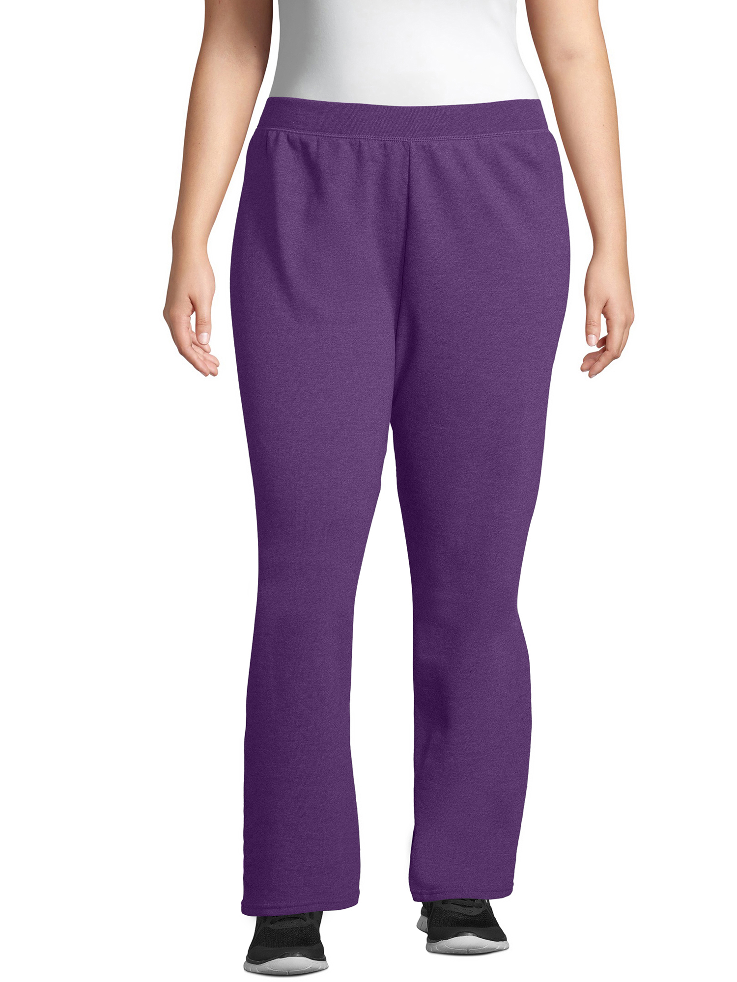 JMS by Hanes Women's Plus Size Fleece Sweatpants (Also Petite Sizes) - image 1 of 6