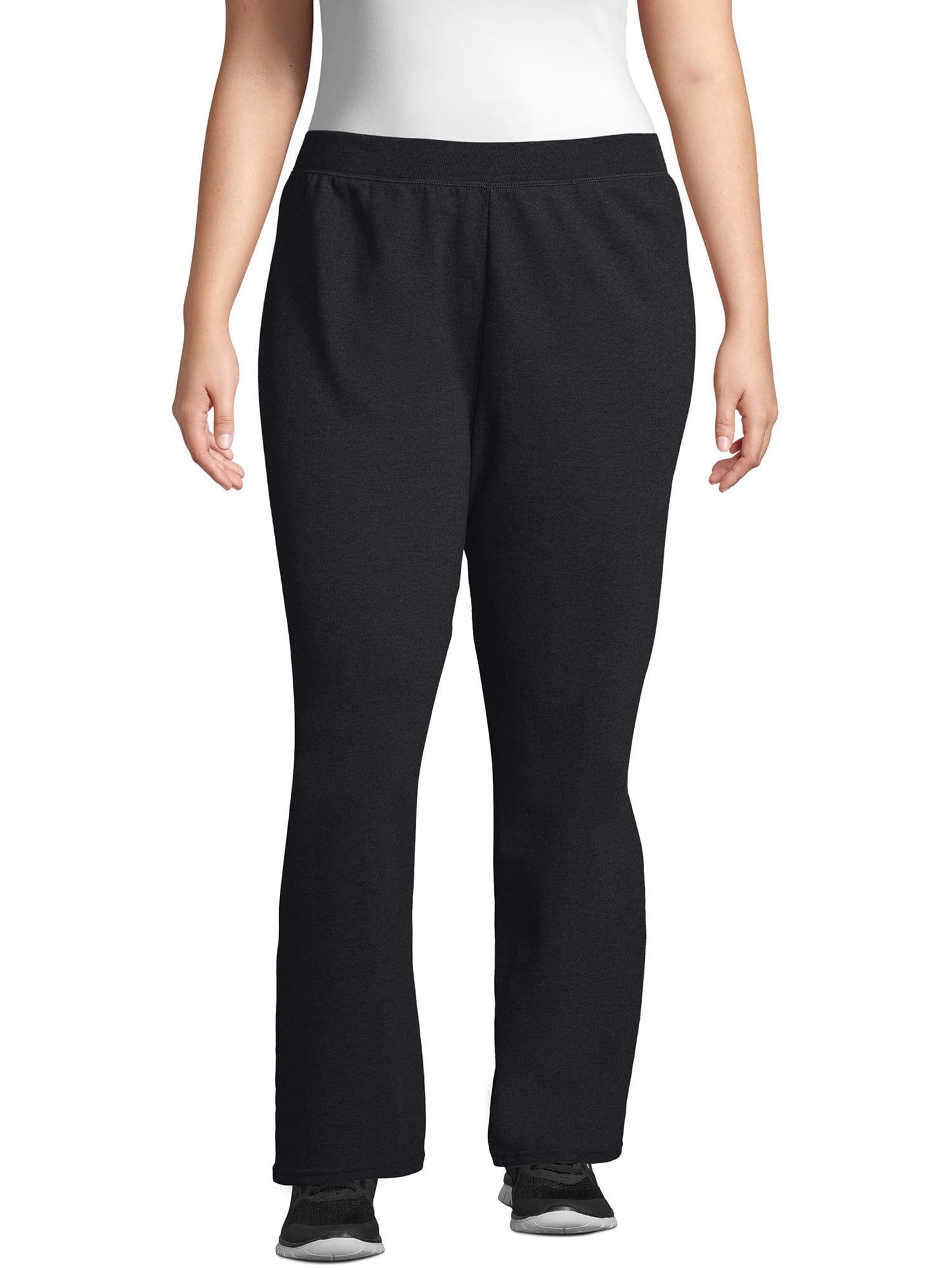 JMS by Hanes Women's Plus Size Fleece Sweatpants (Also Petite Sizes ...