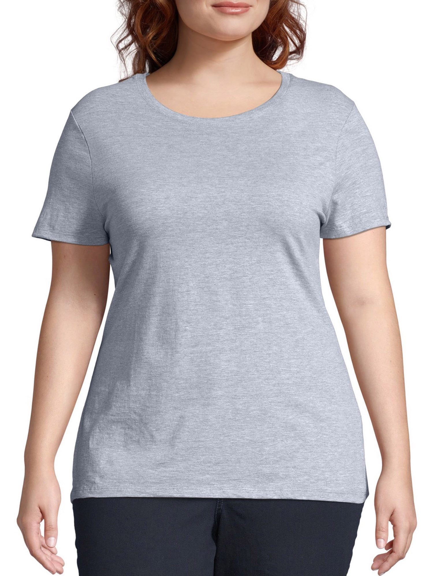 JMS by Hanes Women's Plus Size Short Sleeve Tee - Walmart.com