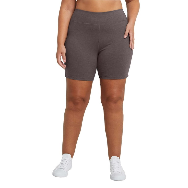 JMS by Hanes Women's Plus Size Stretch Jersey Bike Short