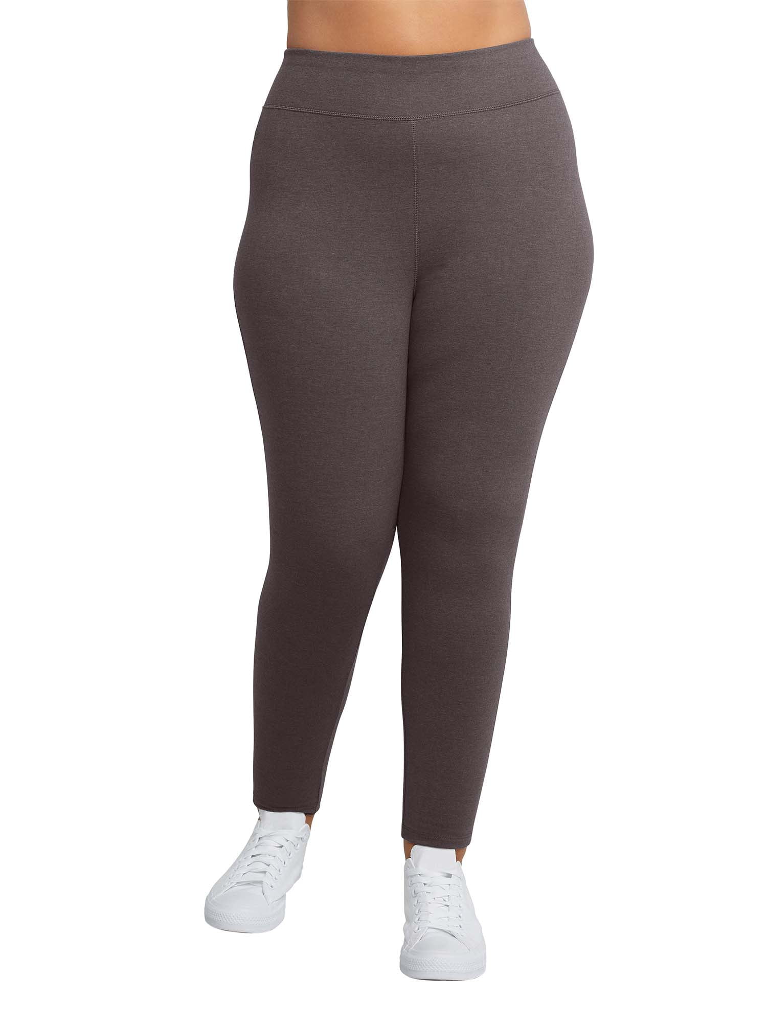 Samenpersen Is aan het huilen saai JMS by Hanes Women's Plus Size Stretch Jersey Legging - Walmart.com