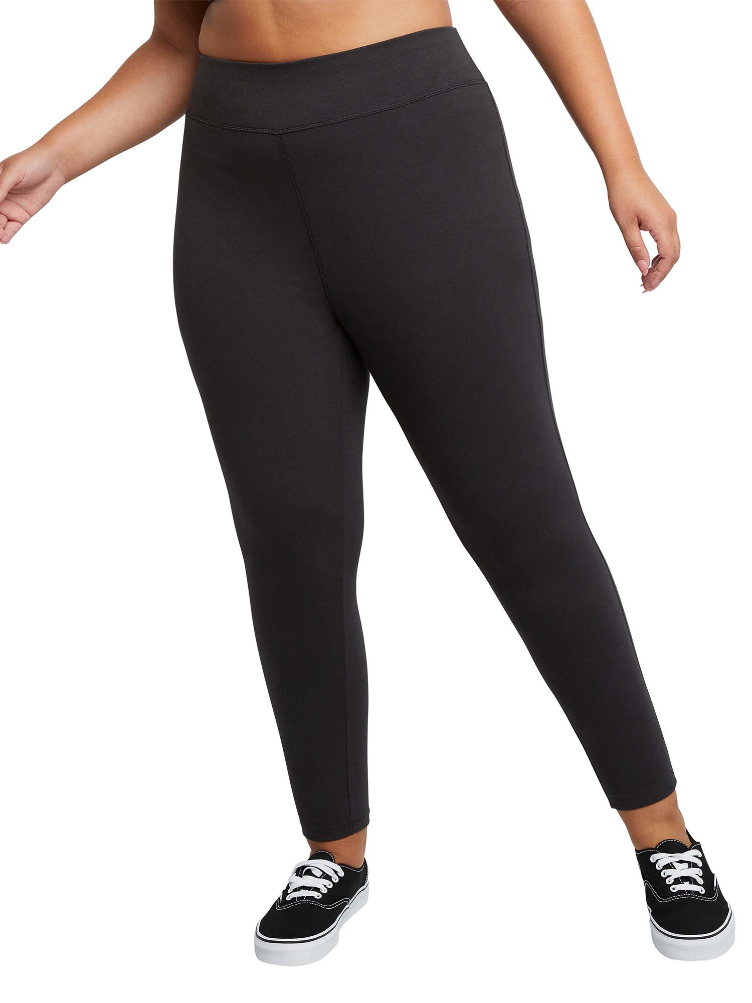 JMS by Hanes Women's Plus Size Stretch Jersey Legging - image 1 of 6