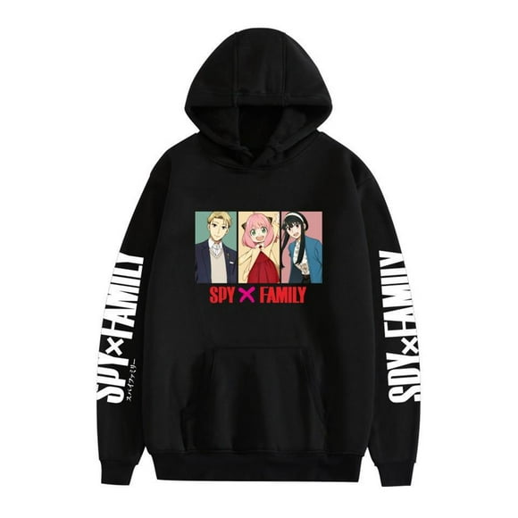 Anime Unisex Anime Spy x Family Hoodie Anya Forger Cosplay Hoodie Pullover Sweatshirt XXS-3XL