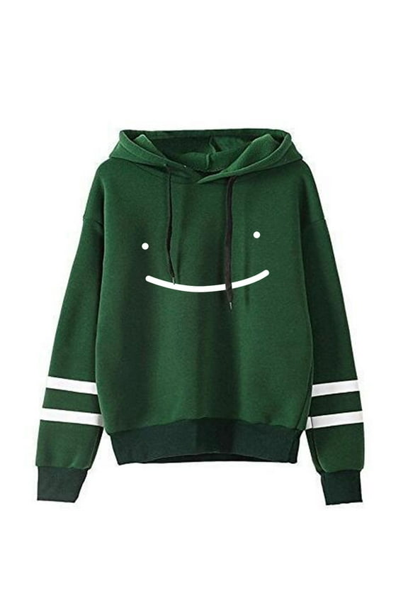 Dreamwastaken Dream Smile Merch Unisex Hoodie Sweatshirt Dream SMP Men/Women Sweater Pollover Novelty Tracksuit