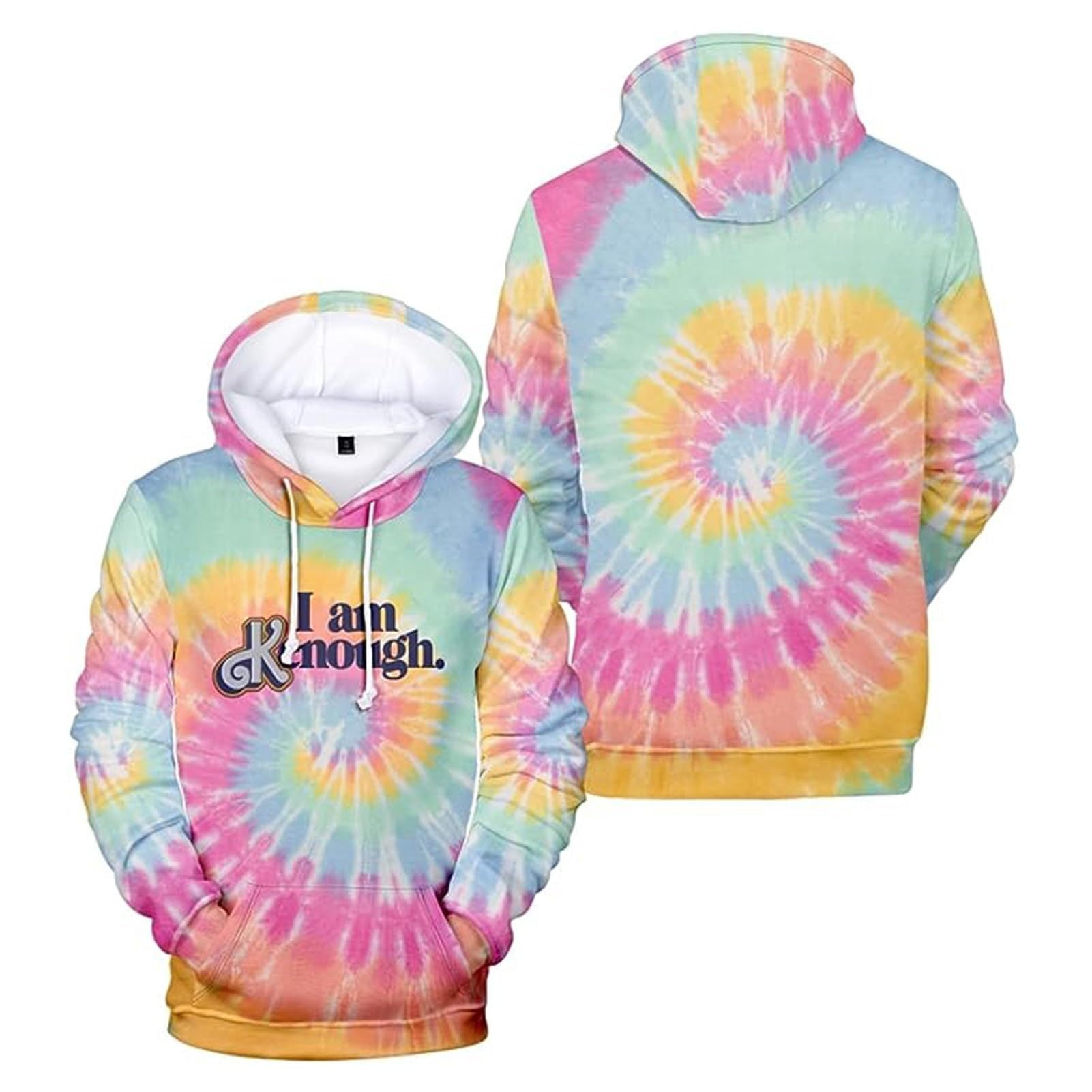 Unisex Tie Dye Pullover Hoodie