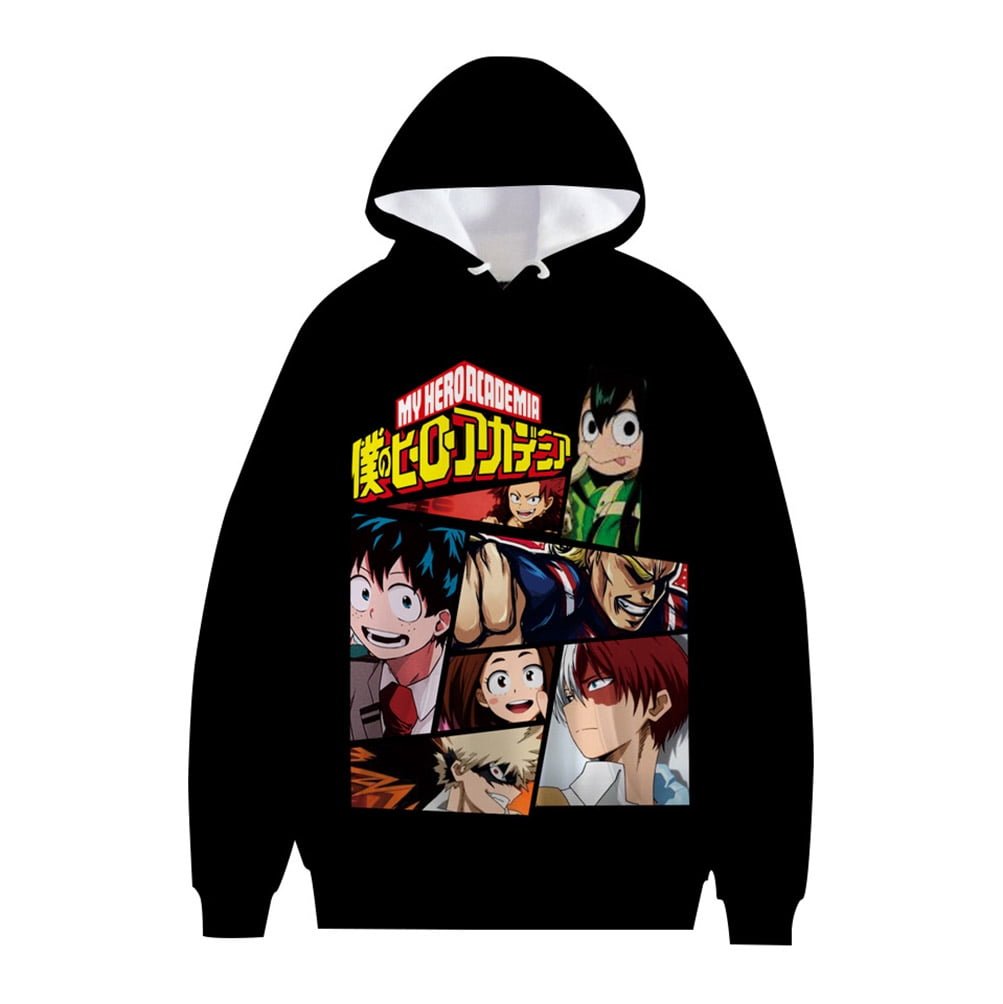 JMSUN My Hero Academia Cosplay Todoroki Anime Hoodies Himiko Toga  Sweatshirts Boku No Hero Academia Izuku Midoriya Casual Streetwear -  Walmart.com