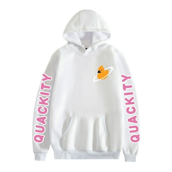 JMSUN Quackity Merch Planet Duck Printed Pullover Sweatshirts Hoodies Tops Merch Hoodie Sweatshirt Men/Women XXS-3XL
