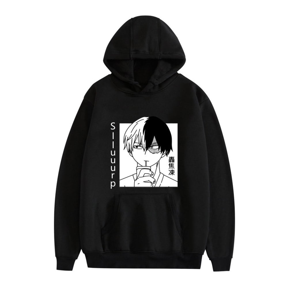 JMSUN Anime My Hero Academia Hoodie Shoto Todoroki Pullover Sweatshirts Boku No Hero Academia Sweatshirt Hoodies Tops XXS 3XL Walmart