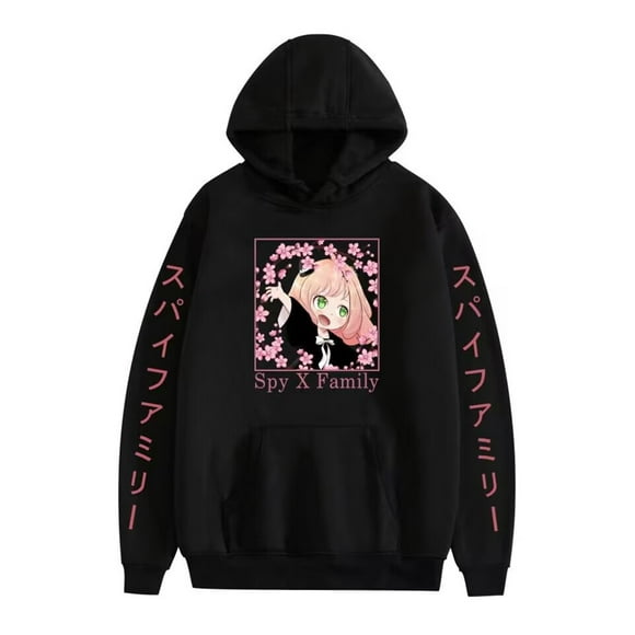 Unisex Anime Spy x Family Hoodie Anya Forger Cosplay Pullover Sweatshirts Women/Men's Sweatshirt Tracksuit