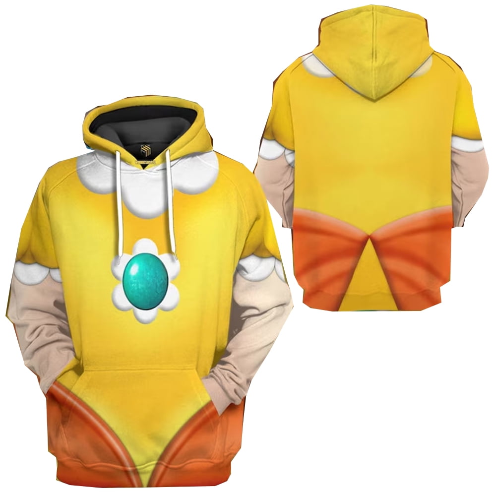 JMSUN Unisex Bowser Costume Adult Hoodie, Anime Mario Luigi Costume
