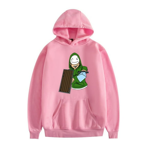 JMSUN Unisex Dreamwastaken Dream Smile Hoodie Sweatshirts Dream Team SMP Novelty Hooded Tracksuit Pullover Sweatshirt