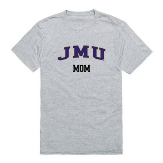 JMU College Mom T-Shirt, Heather Grey - Small