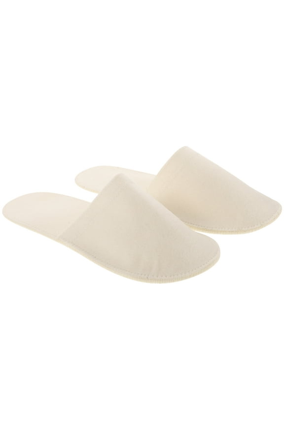 1 Pair of Comfortable Sauna Slippers Hotel Slippers Anti-skid Slippers Felt SPA Slippers Guest Slippers