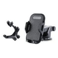 JMXIANG 1 Pc Carbon Fiber Flexible Universal Adjustable Car Bracket