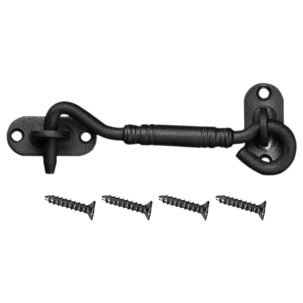 JMXIANG 1 Set Barn Door Lock Heavy Duty Gate Latch Hook And Eye Latch