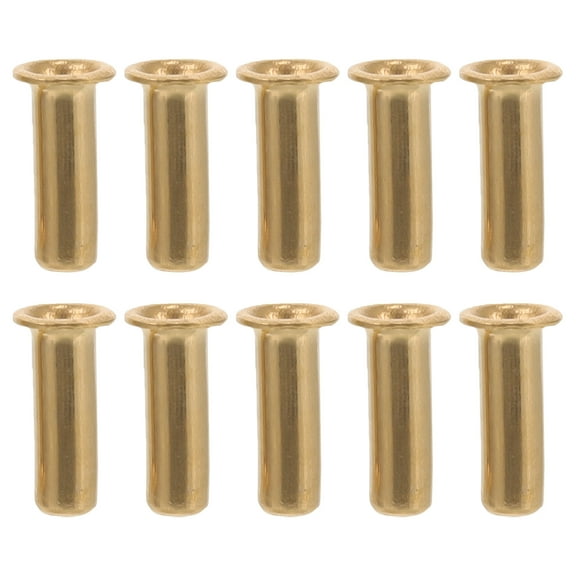 JMXIANG 10pcs Compression Fittings Copper Ferrules Oil Lines Inserts Fuel Oil Lines Fittings